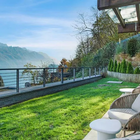 Luxury Penthouse View Pool Terrasse Sauna 梅纳焦